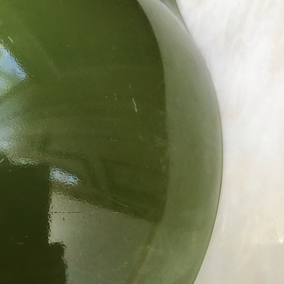 Vintage Pyrex Avocado Green #444 4 Quart Cinderella Mixing Bowl - Picture 4 of 6